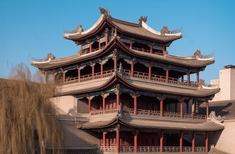 古代建筑宁夏银川玉皇阁局部特写摄影图,高清,摄影图,摄影图片,图片大全,摄影图免费下载